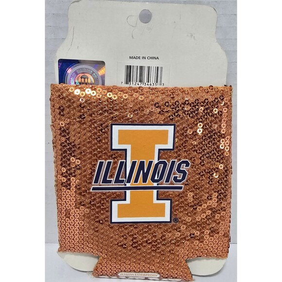 University of Illinois Fighting Illini Bundle Plate Frame Nightlight Koozie Cups - Picture 5 of 7